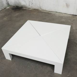 Table basse - 4x4 - Laqué blanc