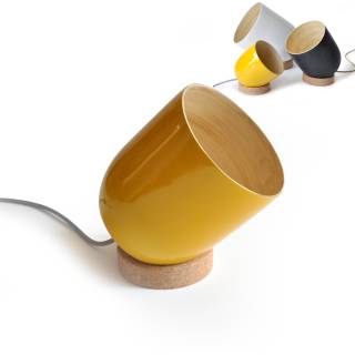 Lampe de bureau ajustable BRIO jaune - Ekobo