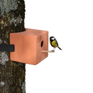 Nichoir carré en argile pour les oiseaux - Gasco