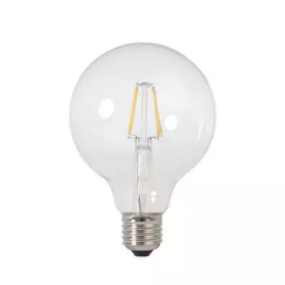 Ampoule LED rustique dorée filament / culot E27