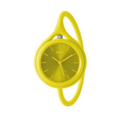 Montre mixte Take Time Original jaune - Lexon