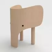 Chaise ELEPHANT en forme d'éléphant - Mobilier EO Danemark