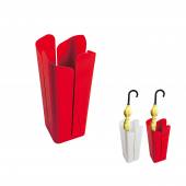 Porte parapluie PETALI en métal blanc ou rouge - Créativando