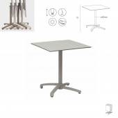 Table pliable d'extérieur KISO / Compact blanc