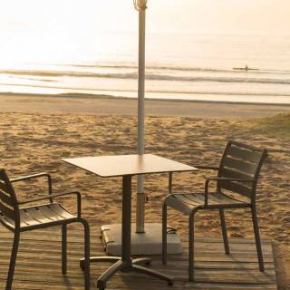 Table pliable outdoor KISO / Compact moka