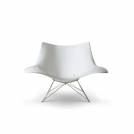 Rocking-chair indoor-outdoor STINGRAY / Coque PVC - Fredericia