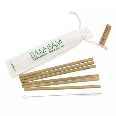 Pailles BAM BAM en bambou bio - Cookut