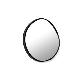 Miroir ovale MIRROR A chez Serax / Cadre Noir / Ø 21,5 cm
