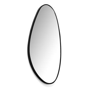 Miroir MIRROR D chez Serax / Cadre Noir / 49x23