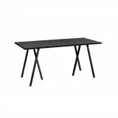 Hay / Table + renfort LOOP STAND / Noir / 4 dimensions