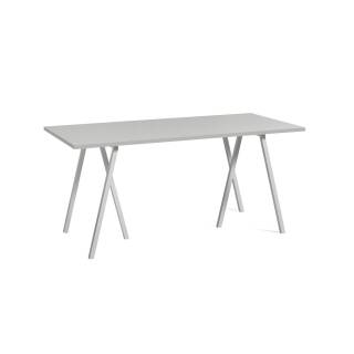 Hay / Table + renfort LOOP STAND / Gris / 4 dimensions