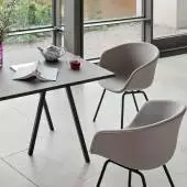 Hay / Table + renfort LOOP STAND / Gris / 4 dimensions