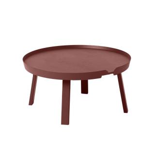 Table basse AROUND / Large / Rouge foncé + 8 couleurs