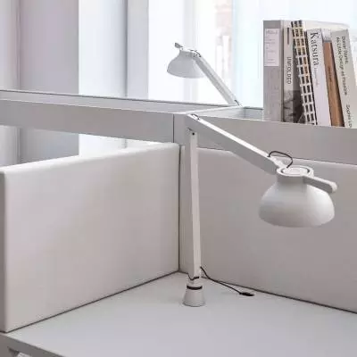 Lampe de bureau PC / H. 42,5 cm / Gris