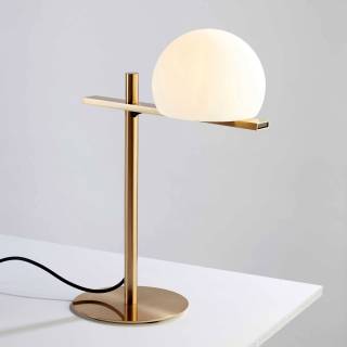 Lampe de table CIRC / H. 43,8 cm / Gold / Verre