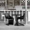 Chaise d’extérieur PULP / Noir / Kristalia