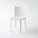 Lot de 4 chaises ELEMENTAIRE / Blanc-Crème