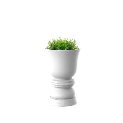 Pot de jardin SUAVE / H. 65, 100 ou 150 cm / Blanc