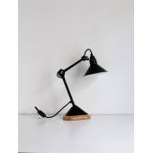 Lampe de chevet GRAS / H. 22 cm / Noir