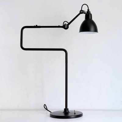 Lampe GRAS / H. 65 cm / Noir / Int Bronze
