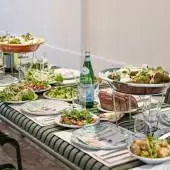 Table d'extérieur PALISSADE / L. 1,70 m / Olive