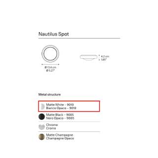 Spot LED NAUTILUS / Blanc / Lodes – Studio Italia