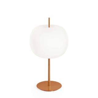 Lampe de table en verre KUSHI XL / Cuivre / Kundalini