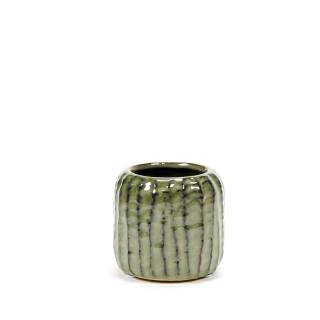 Cache-pot de fleurs en céramique COTE / Vert / Serax