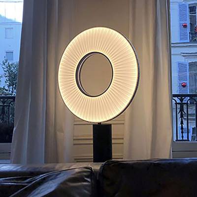 Lampe à poser IRIS LED 50 cm / Blanc / Dix heures Dix