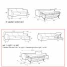 Canapé d'angle convertible LUCY / Beige - Bois / Sits
