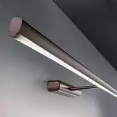 Applique design STRAIGHT W - LED / Aluminium Noir