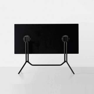Table pliante POULE - Rectangle / Noir / Kristalia