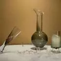 Carafe en verre TANK / H. 35 cm / Noir / Tom Dixon