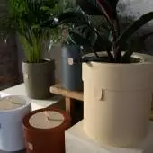 Pot de fleurs décoratif BINTHERE / Anthracite / Mizetto