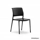 Chaise design ARA 310 - x4 / Noir / Pedrali