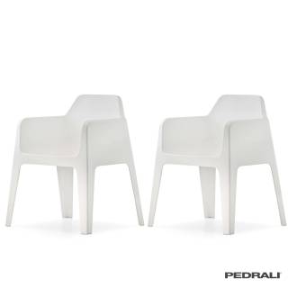 Chaise design PLUS 630 - Vendue par 2 / Blanc / Pedrali