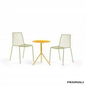 Chaise + Table de jardin NOLITA / Vert - Jaune / Pedrali