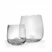 Vase / DIANA / ø 21 cm / Transparent / Gommaire