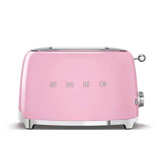 Toaster / 2 tranches / Brillant / Rose / SMEG