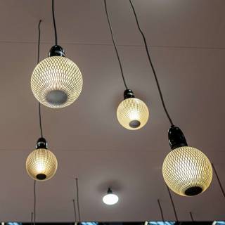 Ampoule LED ORIENT GRID / Culot E27 / 4 W / Noir / Bailey lights