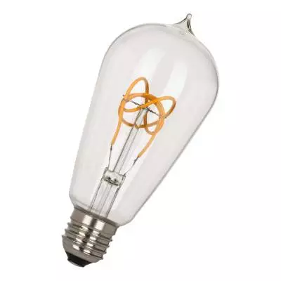 Ampoule LED NOSTALGIC ST64 / Culot E27 / 4 W / Transparent / Bailey lights