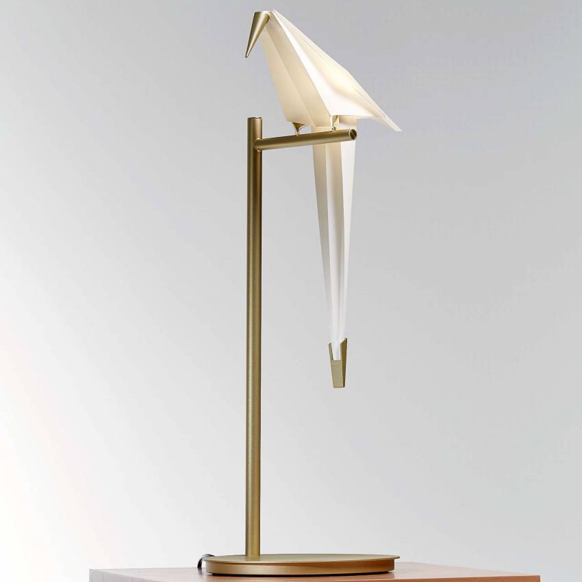 Lampe à poser PERCH / H. 61,5 cm / Acier / Blanc / Moooi