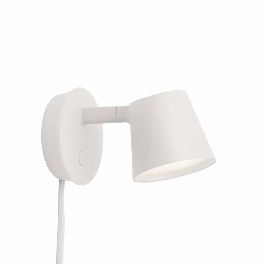 Applique TIP LED / H. 9,5 cm / Alu / Blanc / Muuto