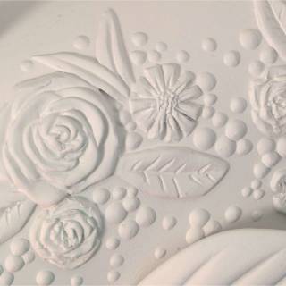 Applique murale / Longueur 50 cm / Ceramique / Blanc / Karman