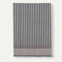 Torchon de cuisine JACQUARD GRAIN / 50 x 70 cm / Coton - Lin / Gris / Ferm Living