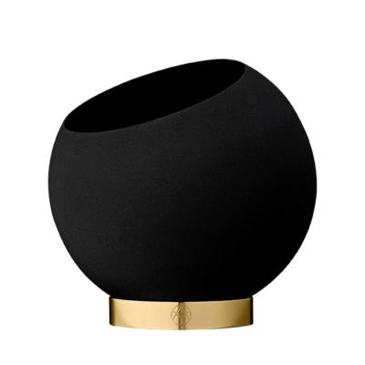 Vase GLOBE / 6 dimensions / Fer - Acier / Noir / Mat / AYTM