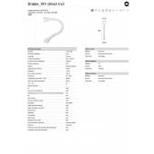 Liseuse murale SNAKE W1 / Driver intégré / Blanc / Linealight