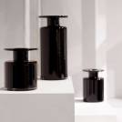 Vase WIND & FIRE / 3 Dimension / Verre / Marron Fonce - Noir / Serax