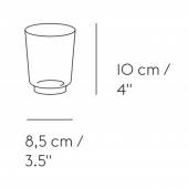 Verre à eau RAISE x 2 / 30 cl / H. 8 cm / Verre