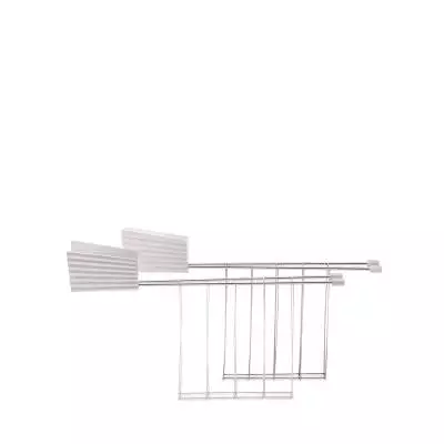 Grille pain et Toaster 2 Tranches PLISSE / Blanc / Alessi